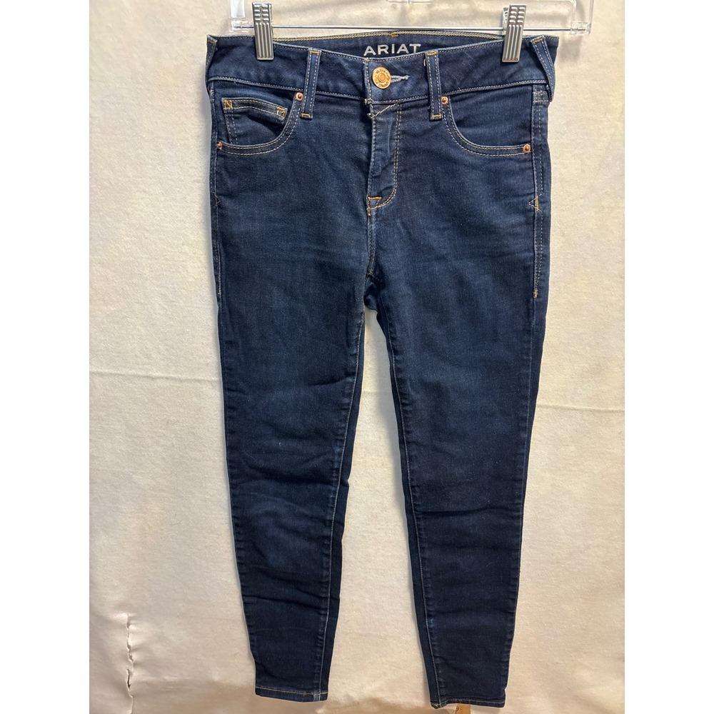 ARIAT Womens‎ Dark Wash Skinny Jeans Bootcut Style Size 26r